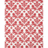 Schumacher Regalia Red Fabric - Eade's Wallpaper