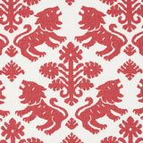 Schumacher Regalia Red Fabric - Eade's Wallpaper