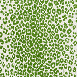 Schumacher Iconic Leopard Indoor/Outdoor Green Fabric
