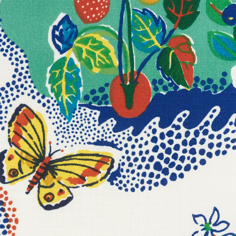 Schumacher 177330 CITRUS GARDEN INDOOR/OUTDOOR in PRIMARY Fa