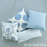 Schumacher Brushstrokes Sky Fabric