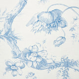 Schumacher Toile De Fleurs Delft Fabric - Eade's Wallpaper