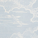 Schumacher Kumo Village Sky Fabric - Eade's Wallpaper