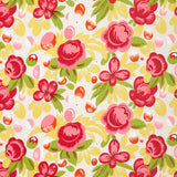 Schumacher Juin Poppy & Yellow Fabric