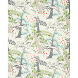 Schumacher Antelopes Ivory Fabric