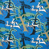 Schumacher Antelopes Cobalt Fabric
