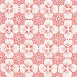 Schumacher Palisades Floret Pink Fabric - Eade's Wallpaper