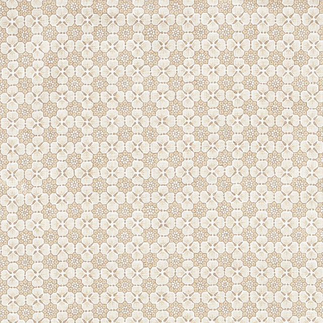 Schumacher Palisades Floret Neutral Fabric - Eade's Wallpaper