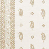 Schumacher Ojai Paisley Neutral Fabric - Eade's Wallpaper