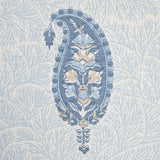 Schumacher Ojai Paisley China Blue Fabric - Eade's Wallpaper