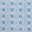 Schumacher Montecito Floral Indigo Fabric - Eade's Wallpaper