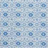 Schumacher Montecito Floral Indigo Fabric - Eade's Wallpaper