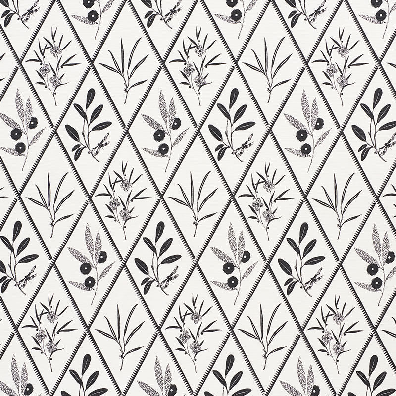 Schumacher Endimione Carbon Fabric