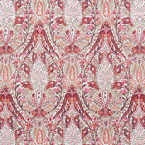 Schumacher Layla Paisley Plum & Pink Fabric - Eade's Wallpaper