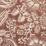 Schumacher Pomegranate Print Russet Fabric - Eade's Wallpaper