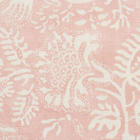 Schumacher Pomegranate Print Petal Fabric - Eade's Wallpaper