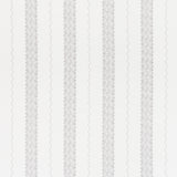 Schumacher Nauset Stripe Grey Fabric - Eade's Wallpaper