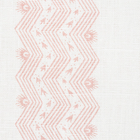Schumacher Nauset Stripe Blush Fabric - Eade's Wallpaper