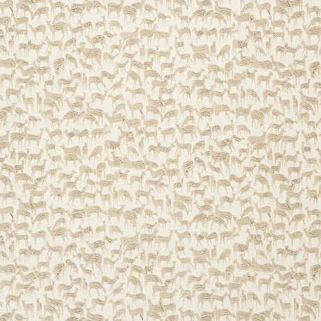 Schumacher Fauna Natural Fabric