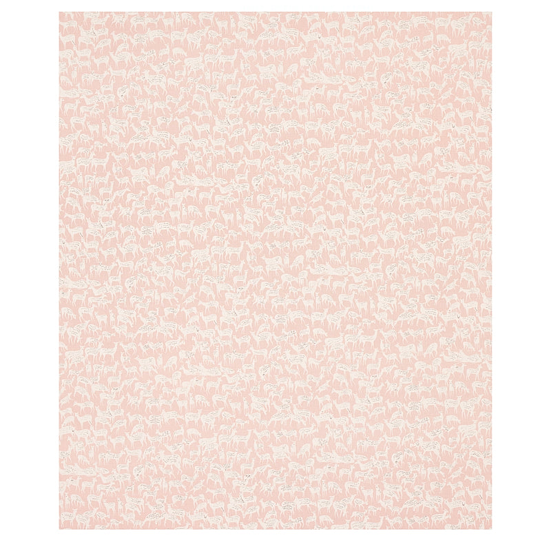 Schumacher 177723 FAUNA in DUSTY PINK Fabric - Eade’s – Eades Wallpaper ...