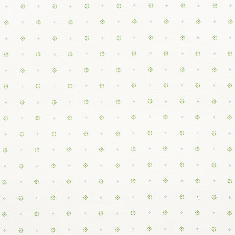 Schumacher Suna Floral Green Fabric - Eade's Wallpaper
