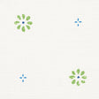 Schumacher Suna Floral Green Fabric - Eade's Wallpaper