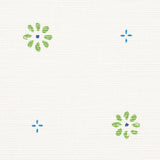 Schumacher Suna Floral Green Fabric - Eade's Wallpaper