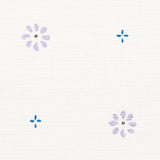 Schumacher Suna Floral Lilac Fabric - Eade's Wallpaper