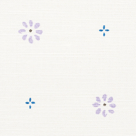 Schumacher Suna Floral Lilac Fabric - Eade's Wallpaper