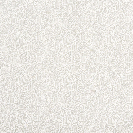 Schumacher Morris Taupe Fabric - Eade's Wallpaper
