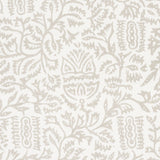 Schumacher Morris Taupe Fabric - Eade's Wallpaper