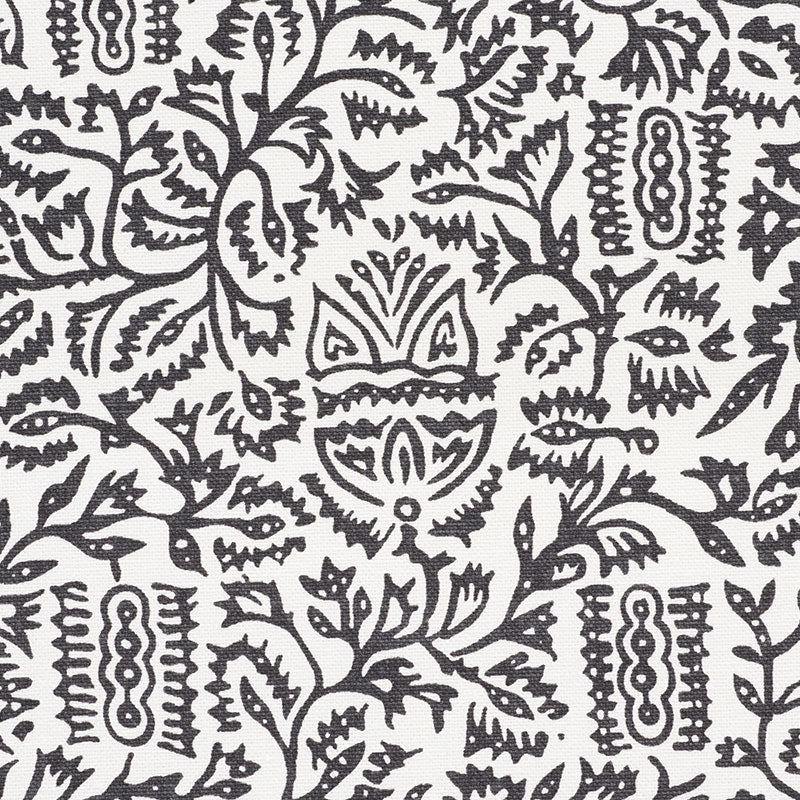 Schumacher Morris Carbon Fabric - Eade's Wallpaper