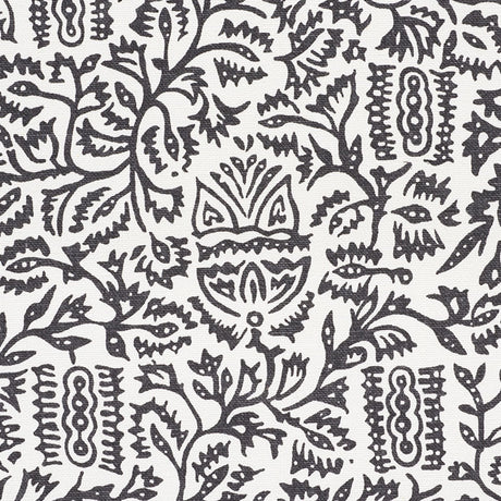 Schumacher Morris Carbon Fabric - Eade's Wallpaper