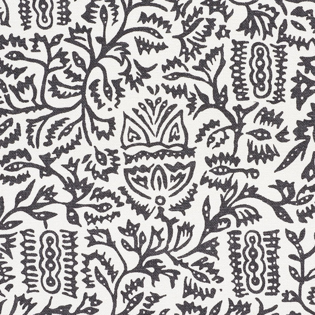 Schumacher Morris Carbon Fabric - Eade's Wallpaper