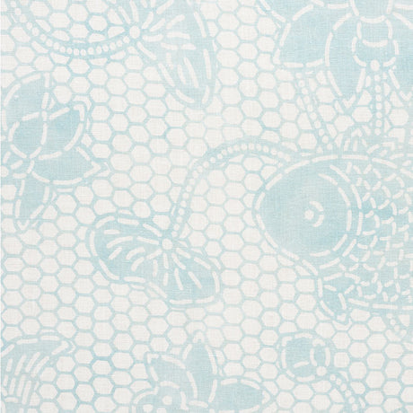 Schumacher Lotus Batik Mineral Fabric - Eade's Wallpaper