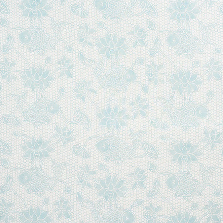 Schumacher Lotus Batik Mineral Fabric - Eade's Wallpaper