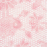 Schumacher Lotus Batik Pink Fabric - Eade's Wallpaper