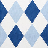 Schumacher Maximus Blues Fabric - Eade's Wallpaper