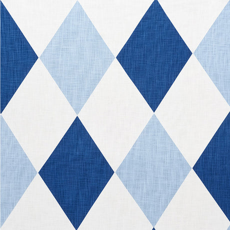 Schumacher Maximus Blues Fabric - Eade's Wallpaper