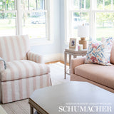 Schumacher Attleboro Ikat Blush Fabric