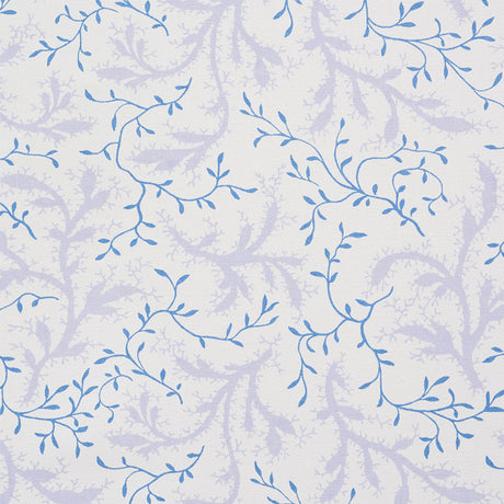 Schumacher Sprig Wisteria Fabric - Eade's Wallpaper