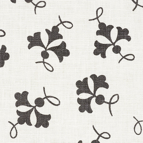 Schumacher Nose Gay Basalt Fabric - Eade's Wallpaper