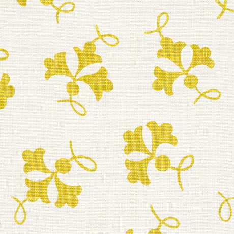 Schumacher Nose Gay Curry Fabric - Eade's Wallpaper