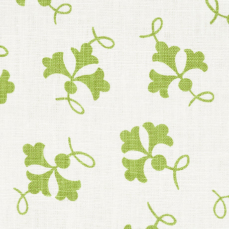 Schumacher Nose Gay Moss Fabric - Eade's Wallpaper