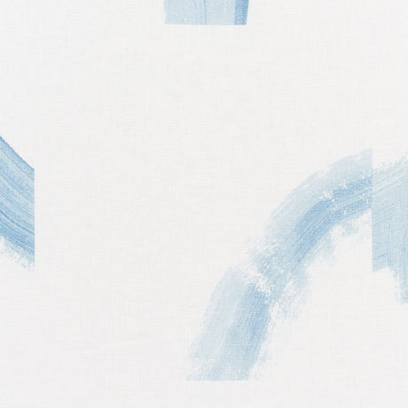 Schumacher Sepiessa Sky Fabric - Eade's Wallpaper