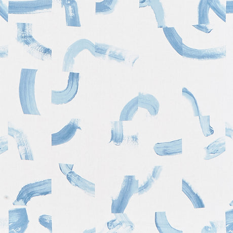 Schumacher Sepiessa Sky Fabric - Eade's Wallpaper