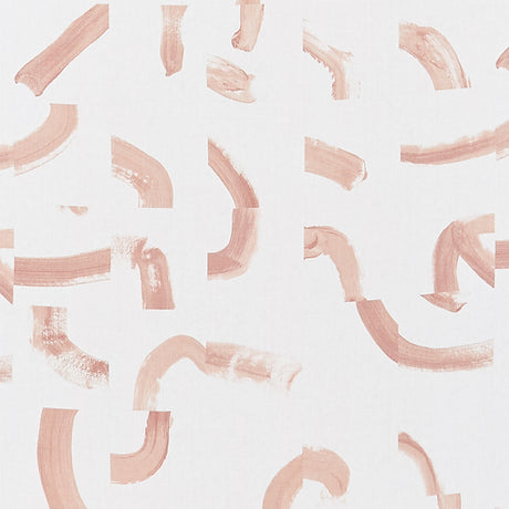 Schumacher Sepiessa Coral Fabric - Eade's Wallpaper