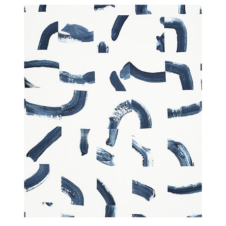 Schumacher Sepiessa Navy Fabric - Eade's Wallpaper