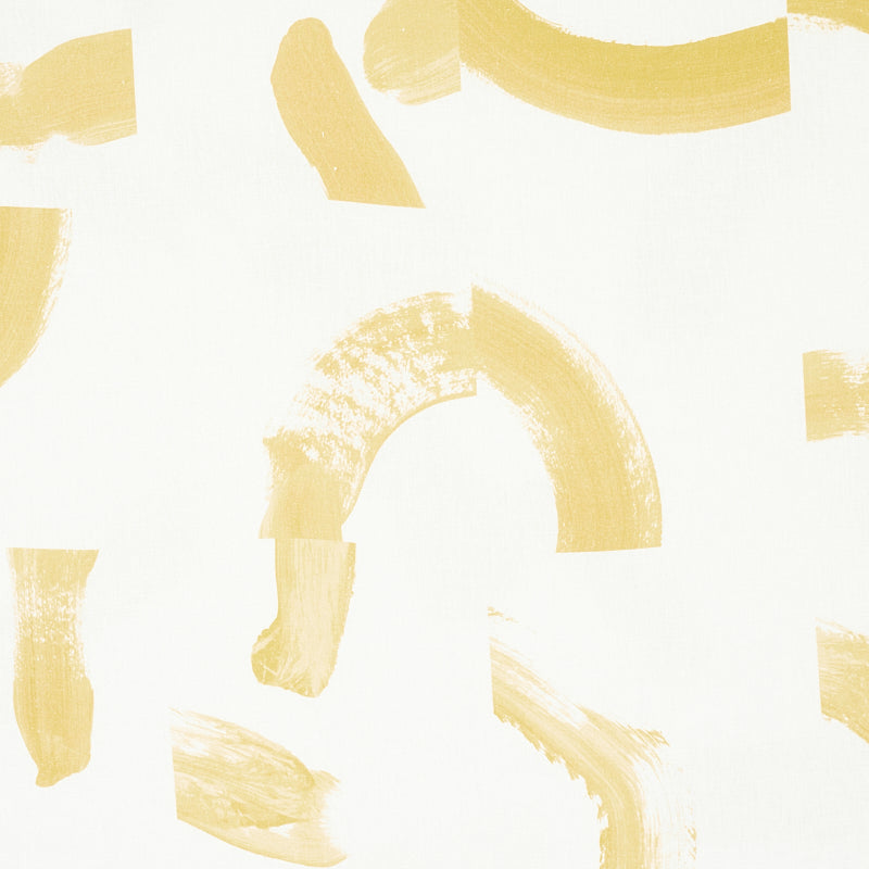 Schumacher Sepiessa Yellow Fabric - Eade's Wallpaper