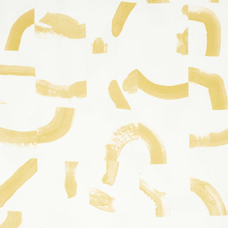 Schumacher Sepiessa Yellow Fabric - Eade's Wallpaper